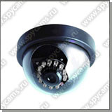 Купольная камера: антивандальная купольная цветная CCD камера (день/ночь): JK-210