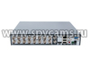 16-канальный гибридный 3G видеорегистратор SKY H5216-3G - задняя панель с разъемами подключения