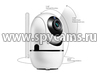 Поворотная Wi-Fi IP-камера Amazon-288С-8GS с записью в облако PTZ