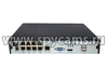8 канальный сетевой IP регистратор SKY N4008-POE - задняя панель поключения