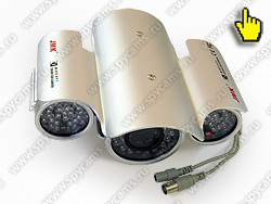 Уличная камера: проводная уличная камера с мощными ИК прожекторами JK-512